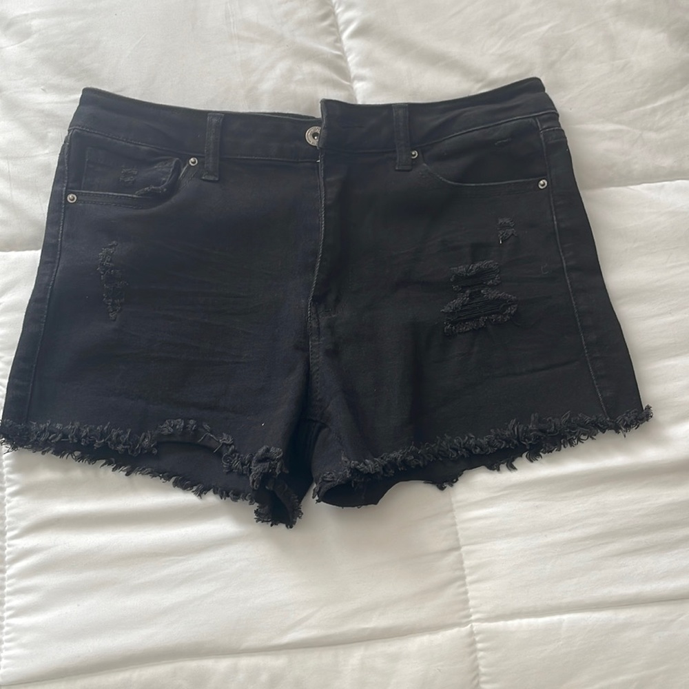 Black womens shorts